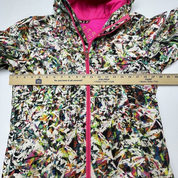Spyder Light Jacket Splatter Multi Color White Black Pink Green Girl's Size  XXL - Picture 11 of 16